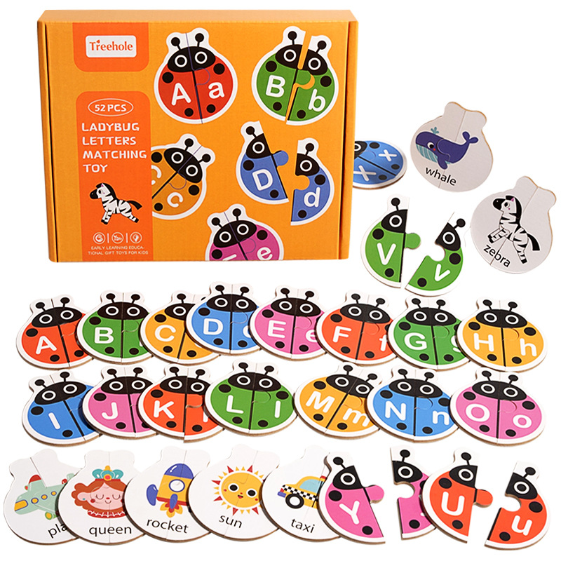 Phonics Card Game - Letter Cognition Word Spelling Matching Card