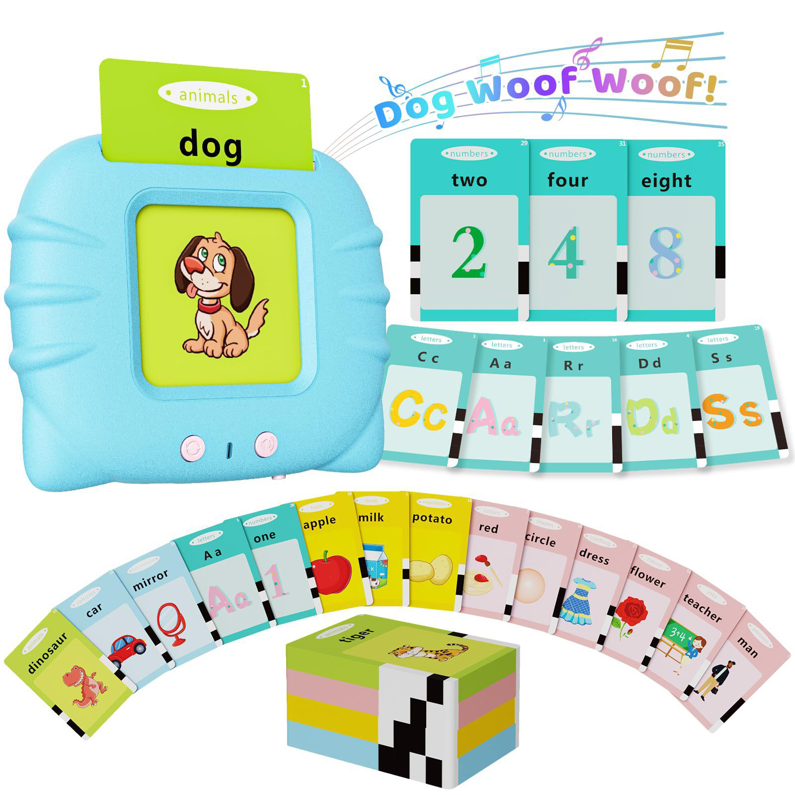 Phonics Card Game - Early Education Flash Card Learning Toys