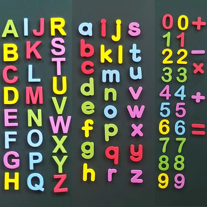 Magnetic Letter Board - NEW EVA Foam Magnetic Alphabet Letters