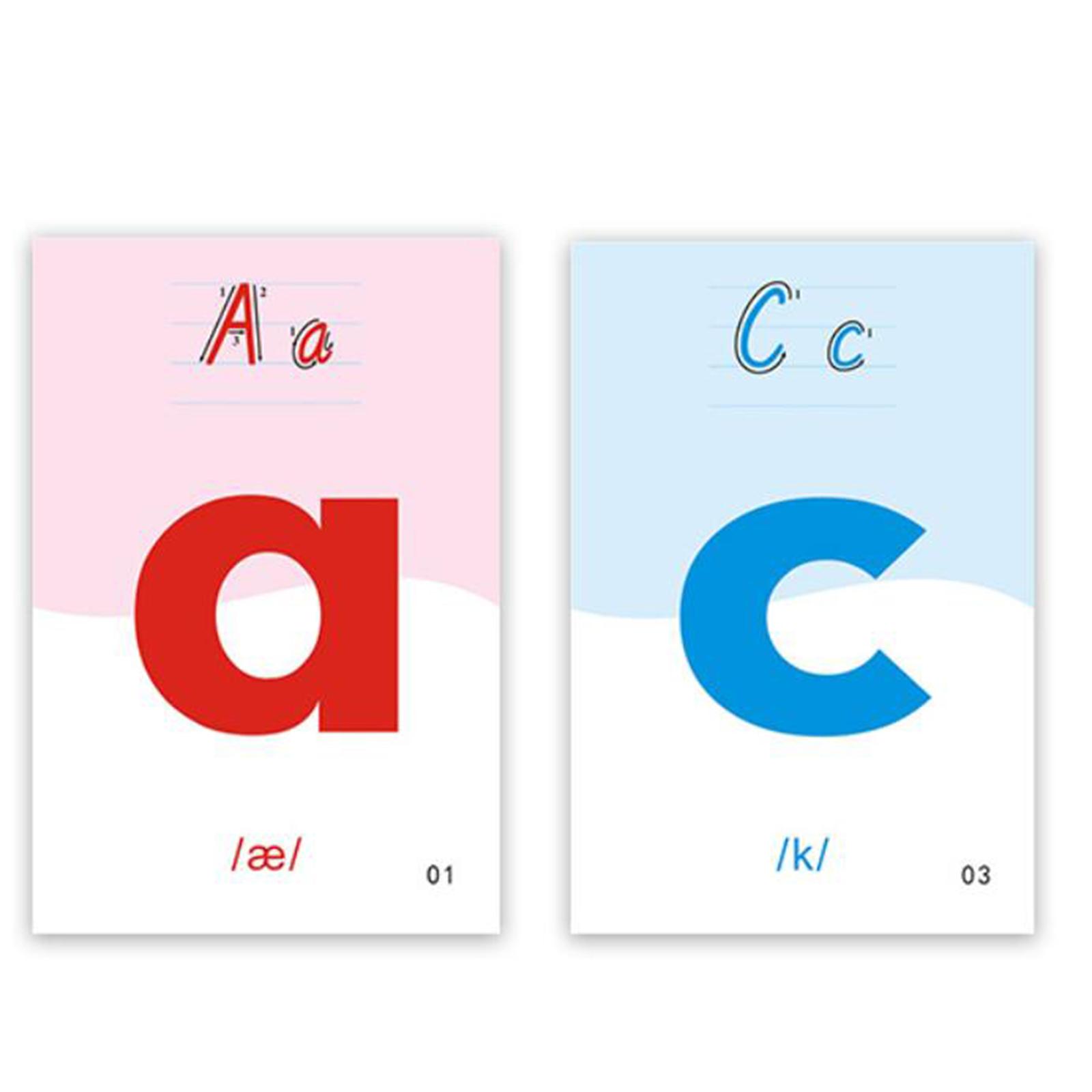 Phonics Card Game - Children's Spelling Alphabet Teaching Aids Word