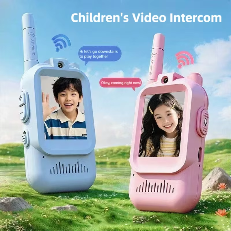 Kids Education Video - 2pcs Kids Video Walkie Talkie Rechargeable
