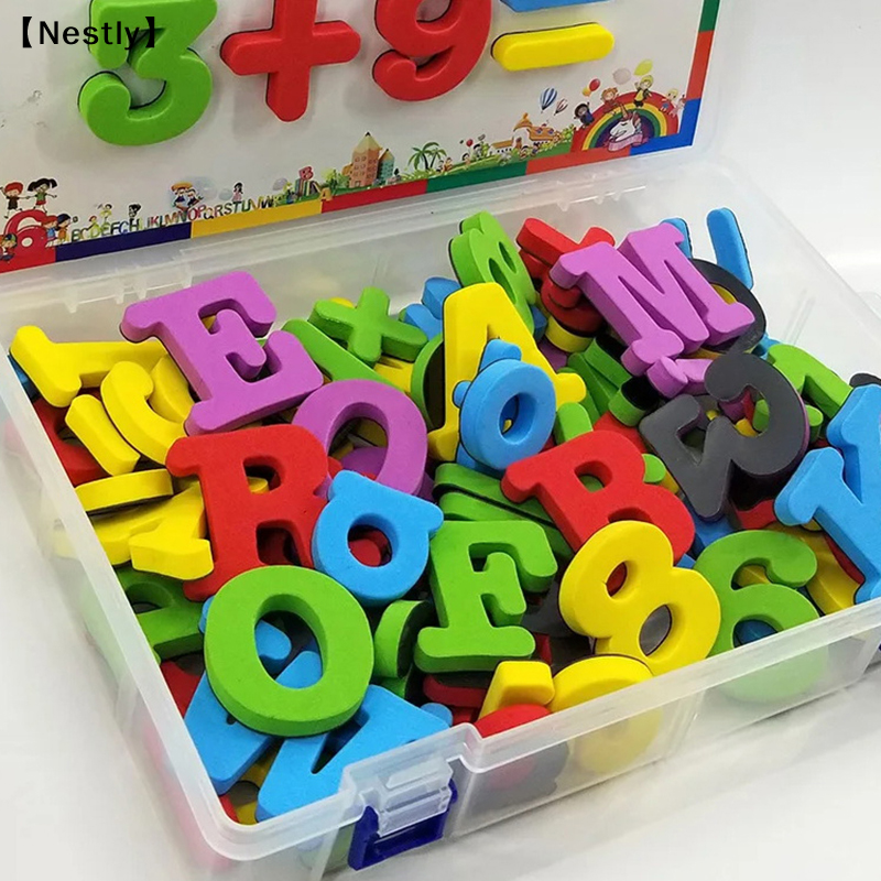 Magnetic Letters Numbers Alpha - Magnetic Letter Board ulasan dan harga