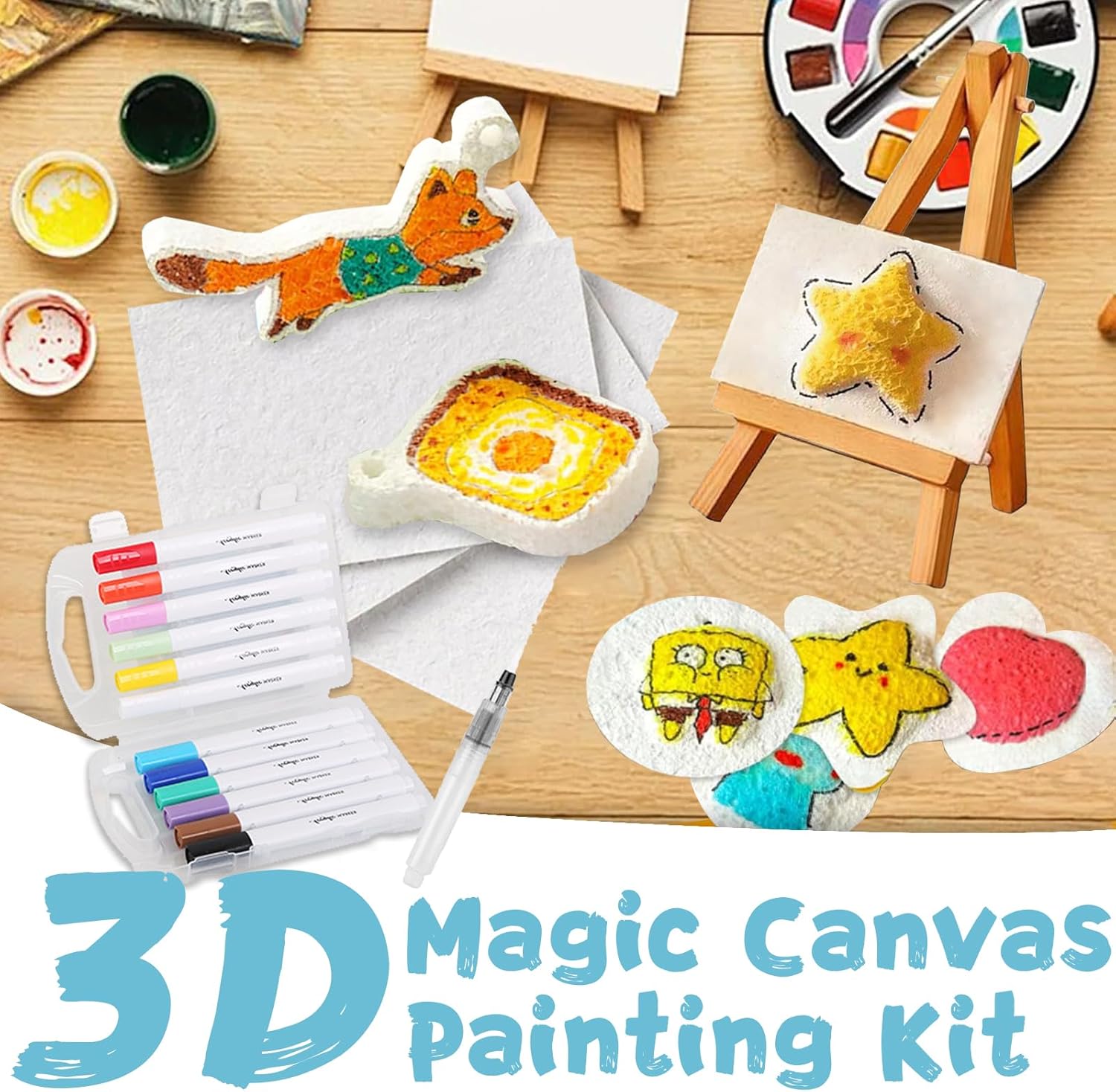 3D Puffy Foam Texture Painting - Kids Educational Device ulasan dan harga