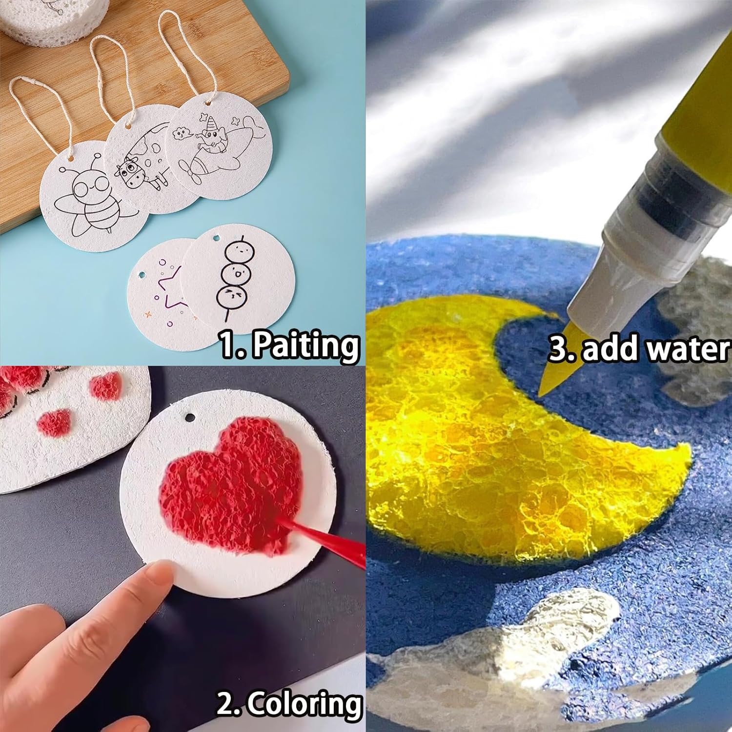 3D Puffy Foam Texture Painting - Kids Educational Device ulasan dan harga