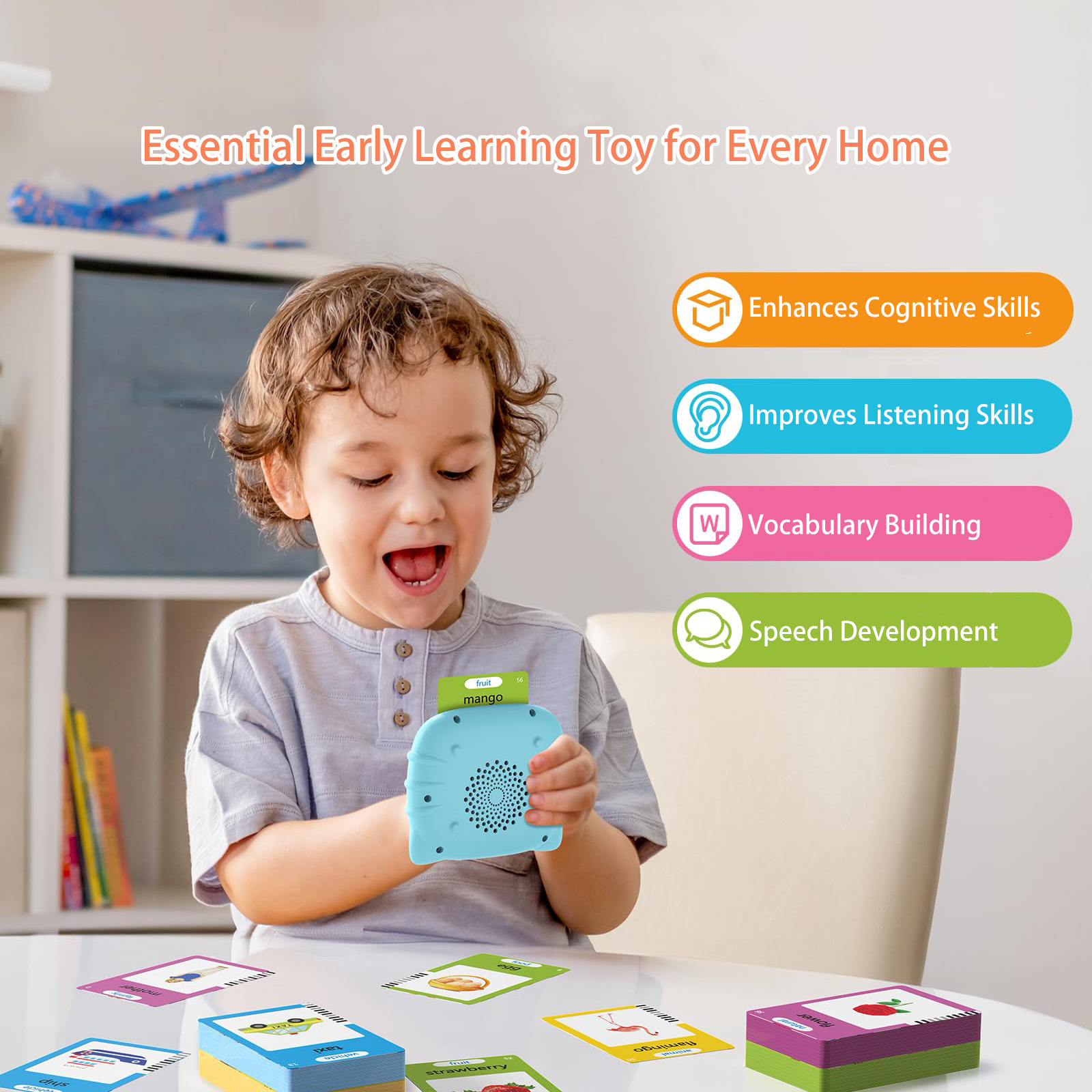 Early Education Flash Card Lea - Phonics Card Game ulasan dan harga