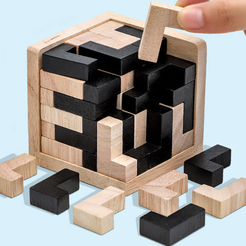 3D Cube Puzzle Luban Interlock - Magnetic Letter Board ulasan dan harga