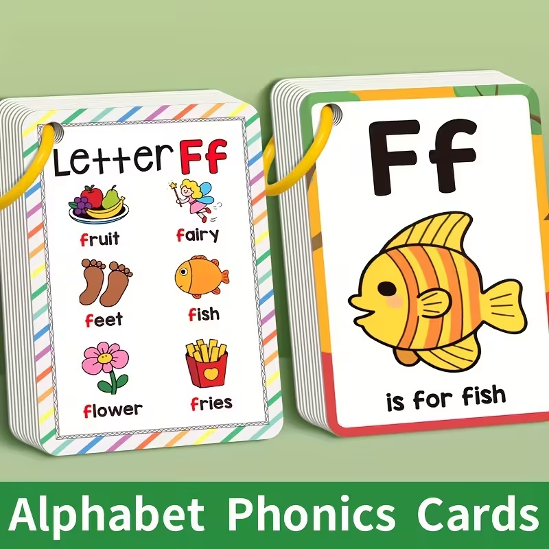 Alphabet Phonics Flash Cards f - Phonics Card Game ulasan dan harga