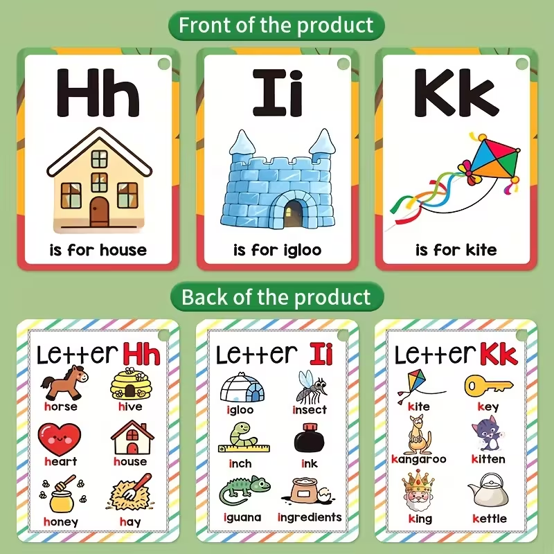 Alphabet Phonics Flash Cards f - Phonics Card Game ulasan dan harga