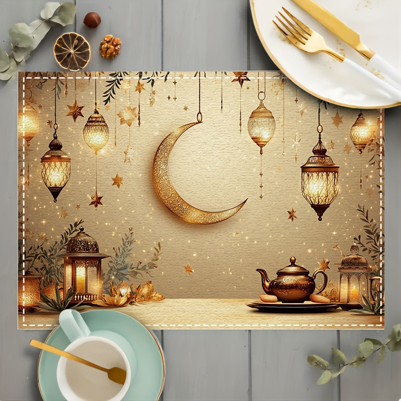 4PC Ramadan Lantern Moon Stars - Multiplication Table Mat ulasan dan harga