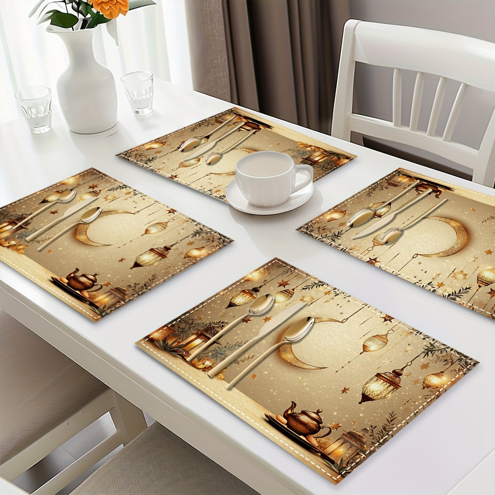 4PC Ramadan Lantern Moon Stars - Multiplication Table Mat ulasan dan harga