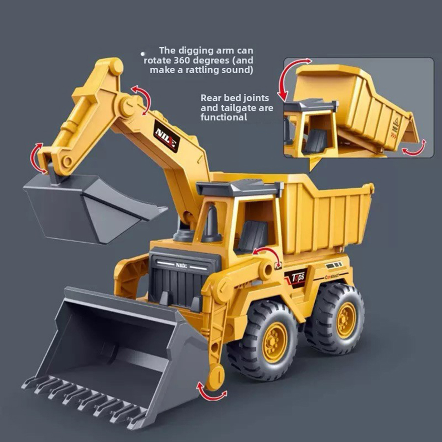 1pcs Excavator Truck Model Toy - Kids Educational Device ulasan dan harga