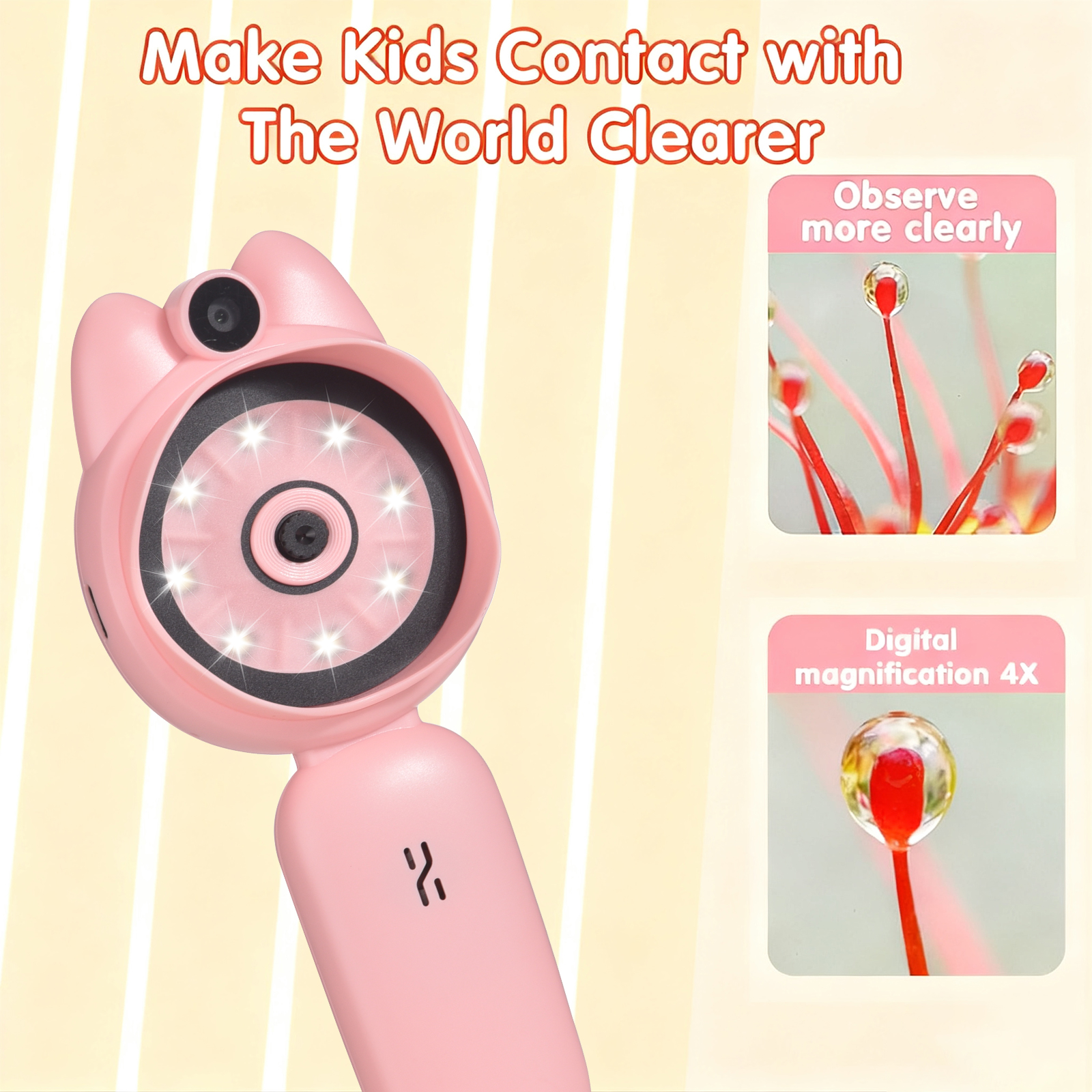 Kids Microscope with 2inch IPS - Kids Education Video ulasan dan harga