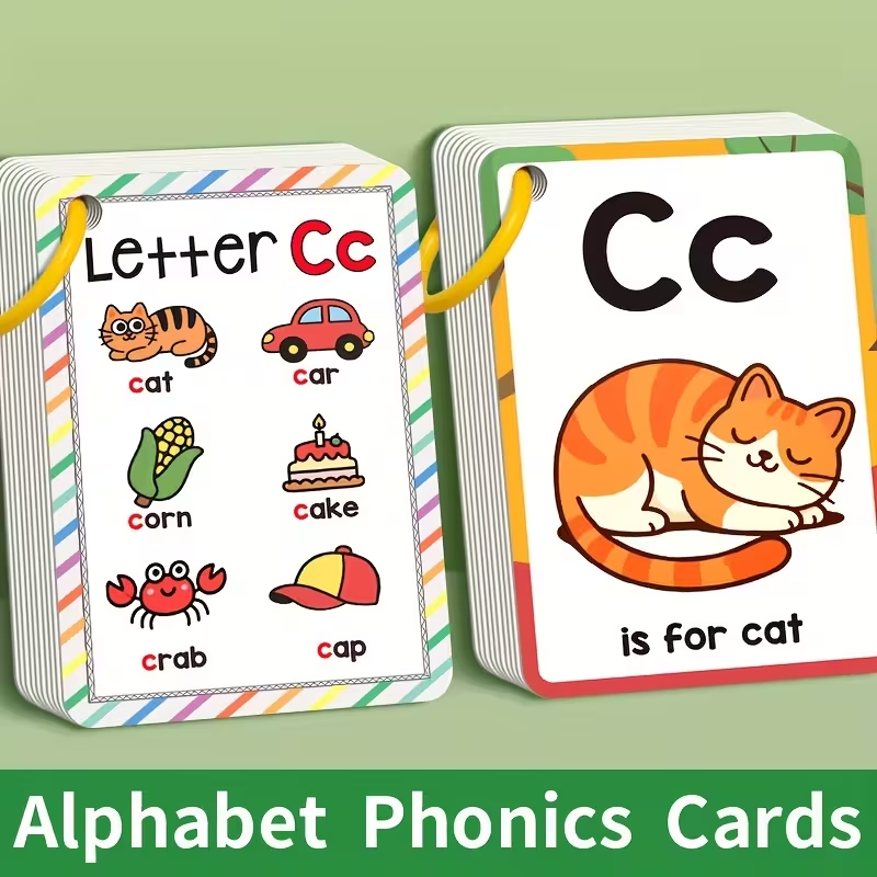 Alphabet Phonics Flash Cards f - Phonics Card Game ulasan dan harga