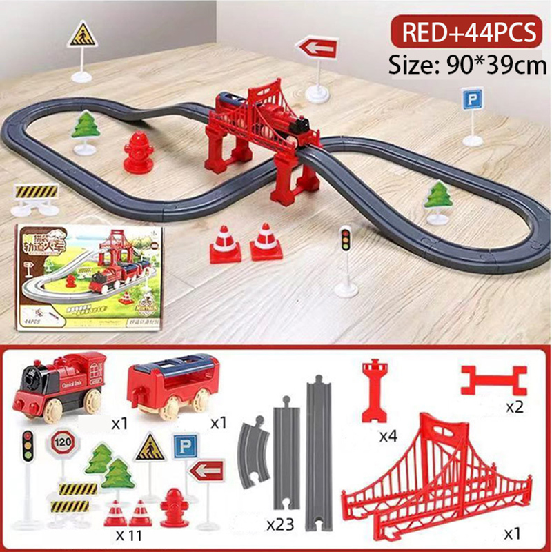 44Pcs/set Electric Train Track - Kids Educational Device ulasan dan harga