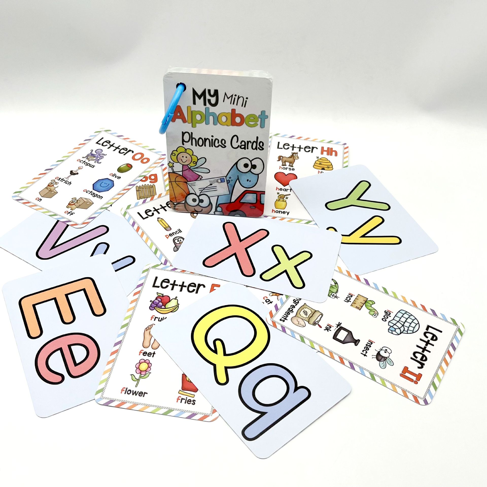 1/2pcs English 26 Letters Alph - Phonics Card Game ulasan dan harga