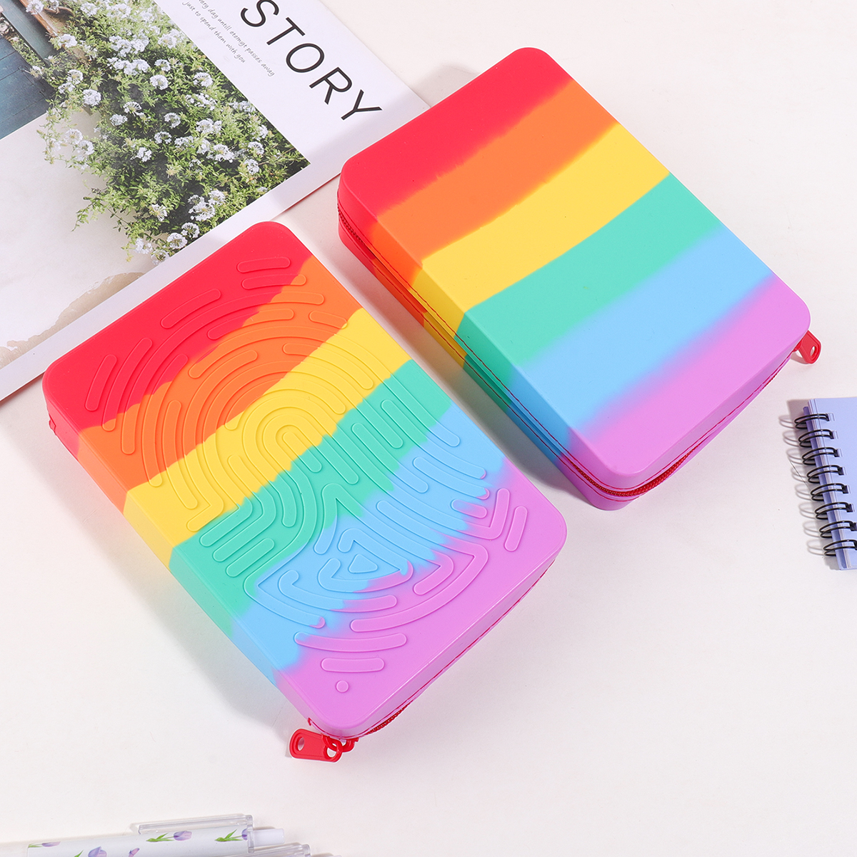 Silicone Rainbow Desk Statione - Kids Educational Device ulasan dan harga