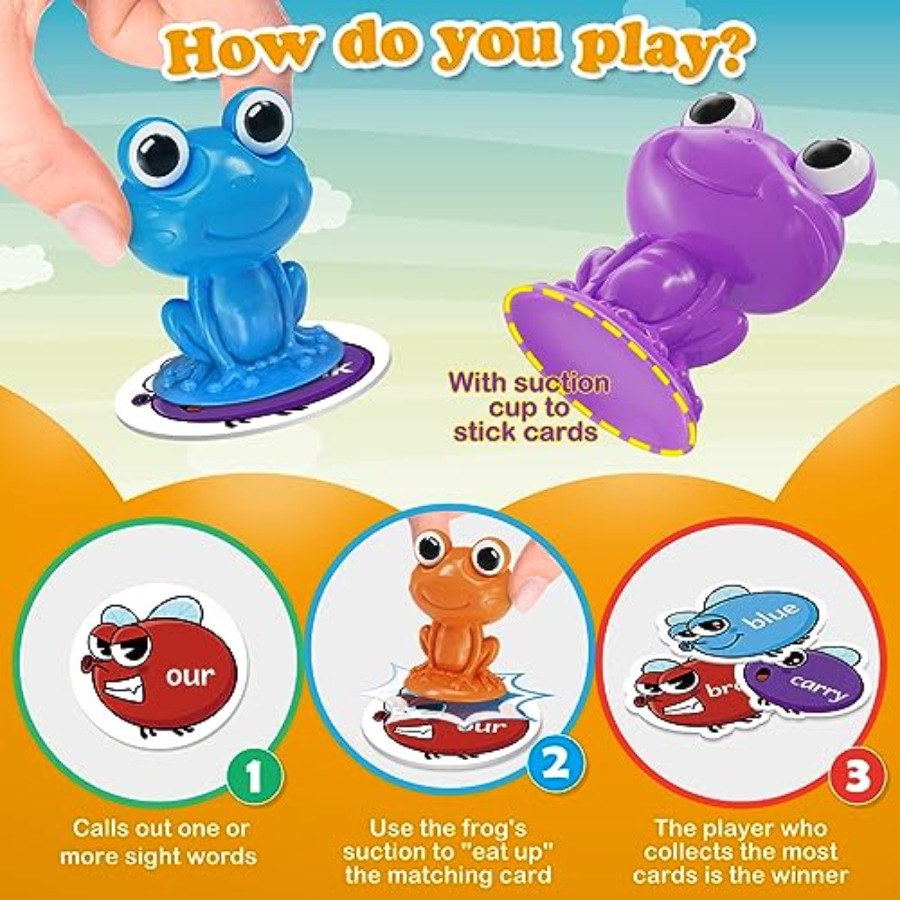 Sight Word Games Frog Site Wor - Phonics Card Game ulasan dan harga