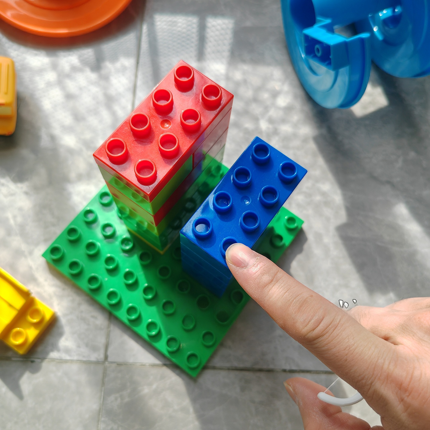 Large Particle Plastic Buildin - Kids Education Degree ulasan dan harga