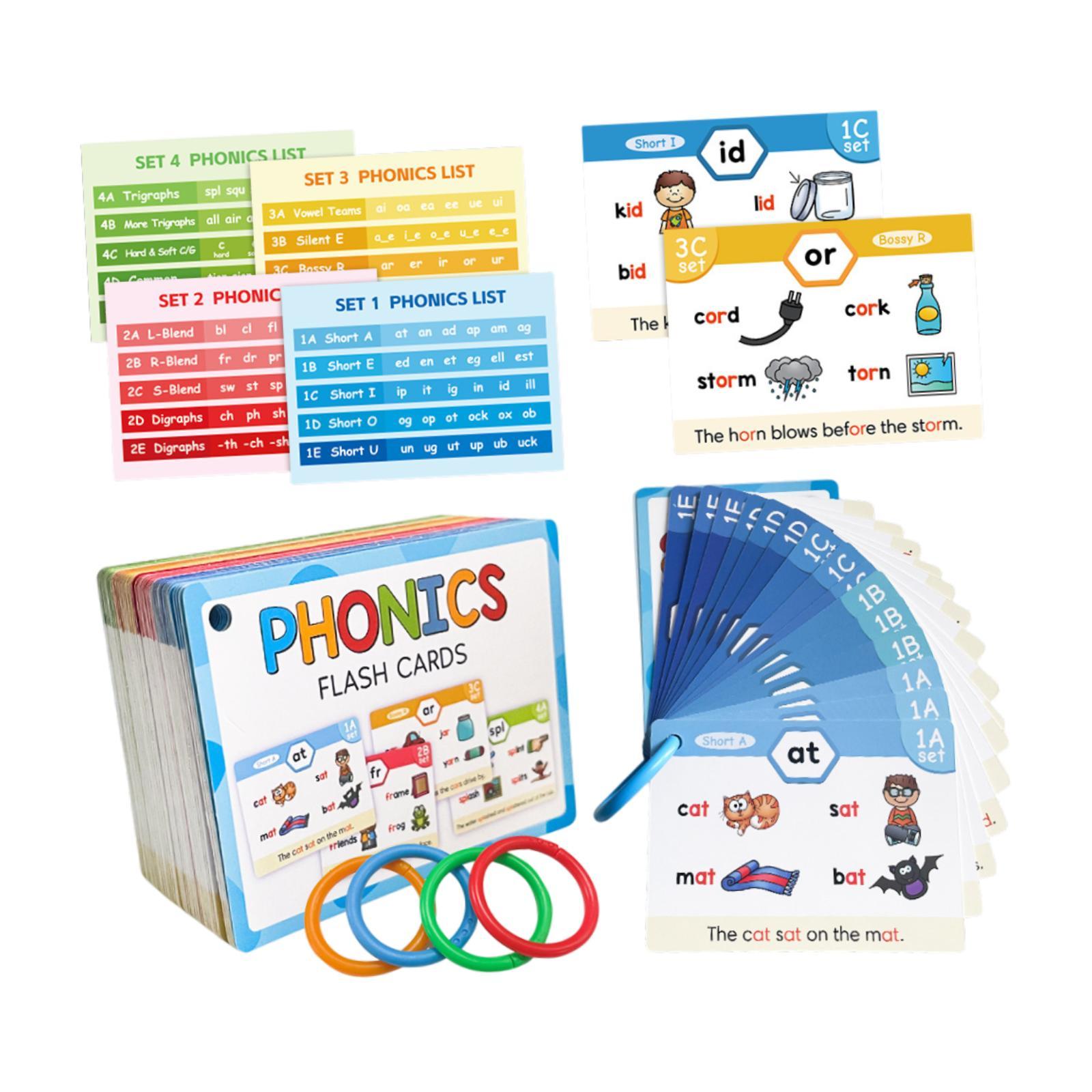 Phonics Flash Cards Spelling E - Phonics Card Game ulasan dan harga