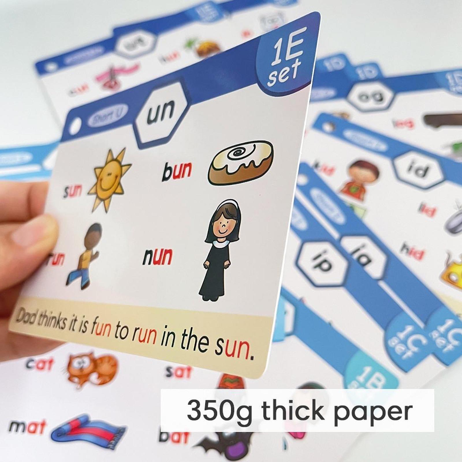 Phonics Flash Cards Spelling E - Phonics Card Game ulasan dan harga