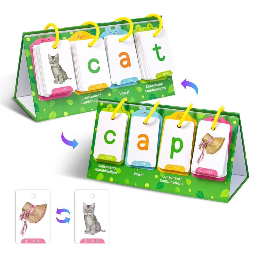 129 Pcs Picture Recognition Vi - Phonics Card Game ulasan dan harga