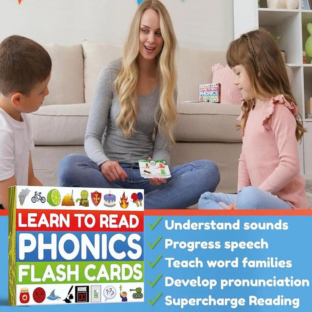 ABLJ Phonics Sight Words Flash - Phonics Card Game ulasan dan harga