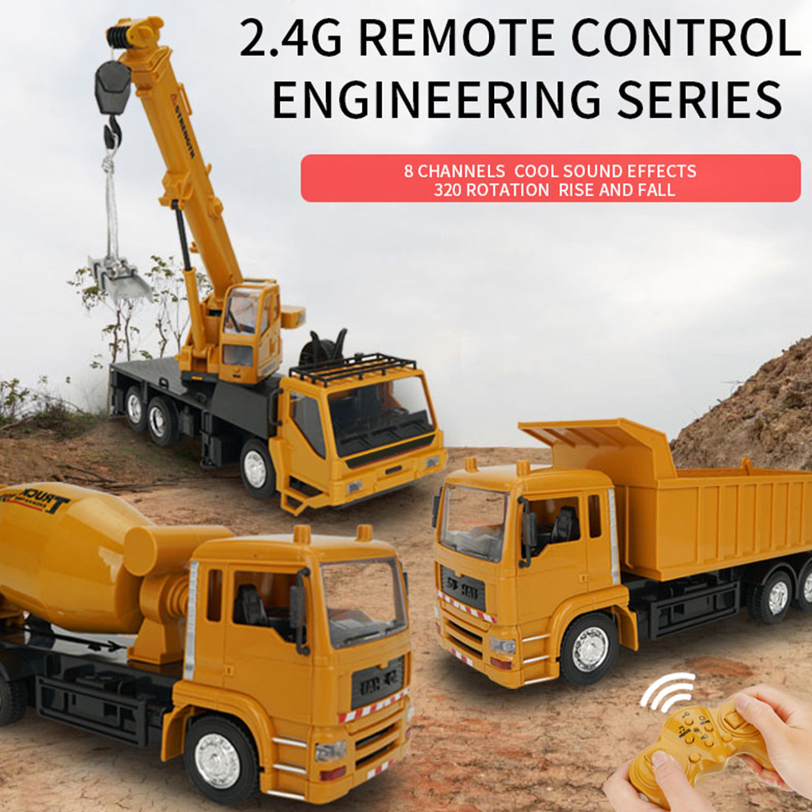 Engineering Vehicle 2.4g Remot - Kids Education Degree ulasan dan harga