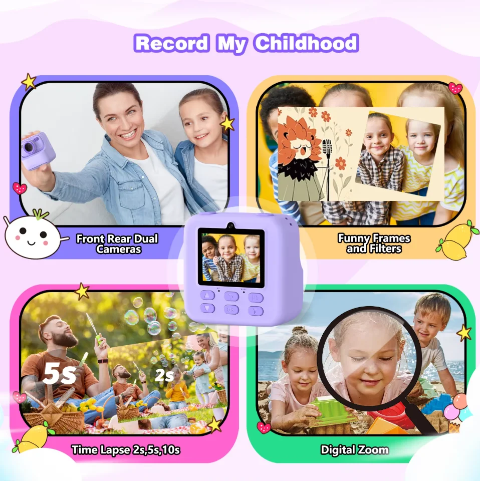 Kids Digital Camera 1080P HD D - Kids Education Video ulasan dan harga