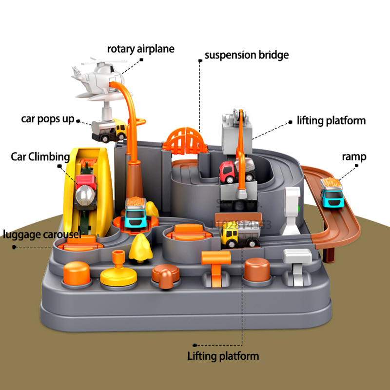 Hot Racing Rail Car Model Trai - Kids Educational Device ulasan dan harga