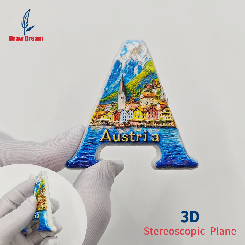 1Pc Austrian 3D Stereo Refrige - Magnetic Letter Board ulasan dan harga