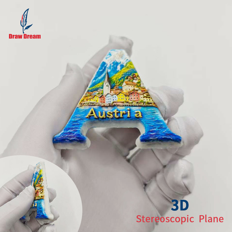 1Pc Austrian 3D Stereo Refrige - Magnetic Letter Board ulasan dan harga