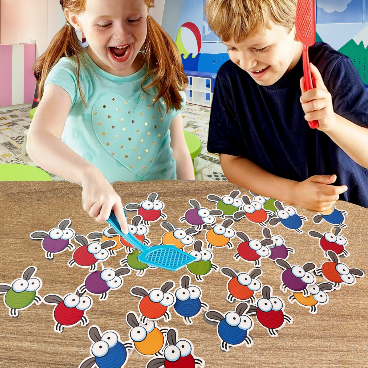 Interactive Alphabet Fly Swatt - Phonics Card Game ulasan dan harga