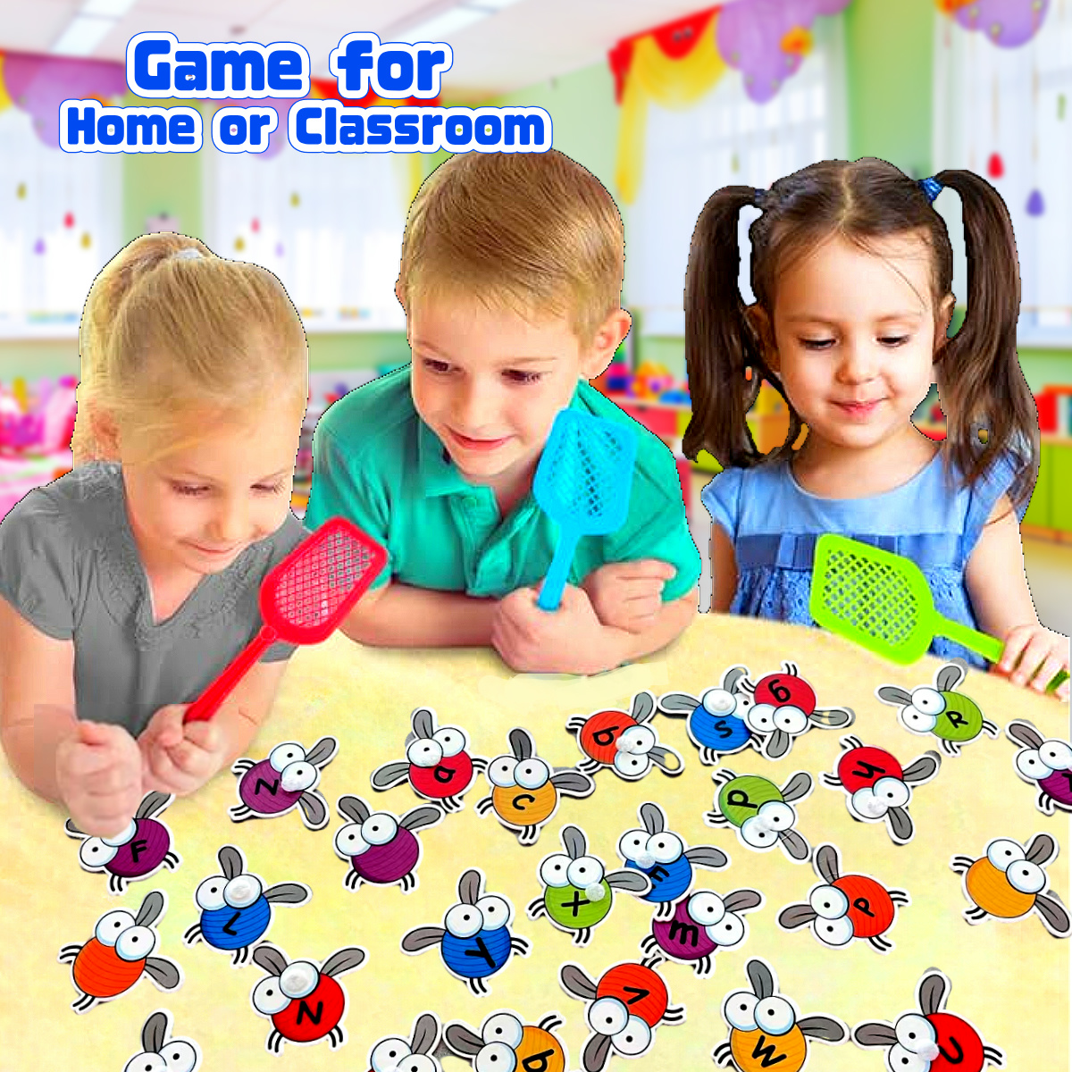 Interactive Alphabet Fly Swatt - Phonics Card Game ulasan dan harga