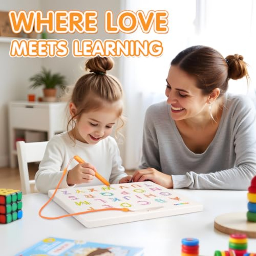 Magnetic Letter Board, Double  - Magnetic Letter Board ulasan dan harga