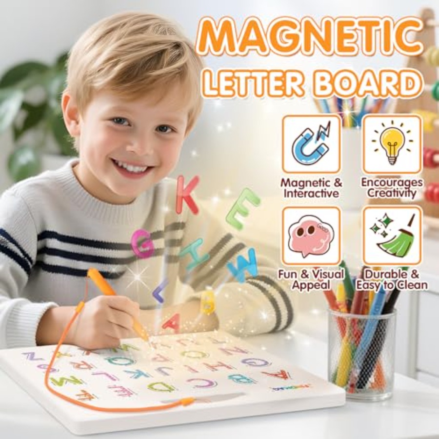 Magnetic Letter Board, Double  - Magnetic Letter Board ulasan dan harga