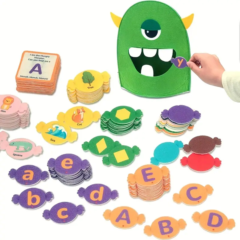 Alphabet Monster Matching Game - Phonics Card Game ulasan dan harga