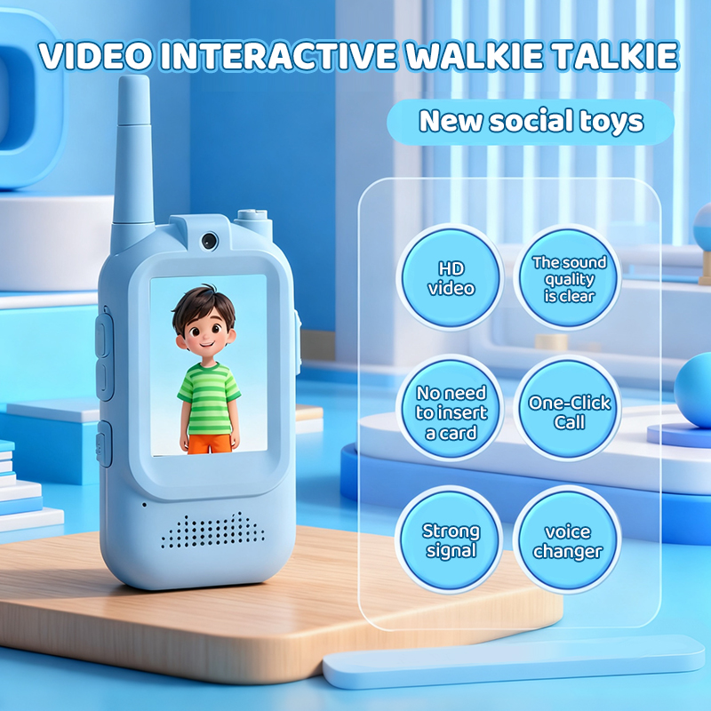 2pcs Kids Video Walkie Talkie  - Kids Education Video ulasan dan harga